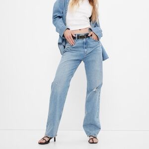 GAP Women's High Rise Jeans - Light Blue